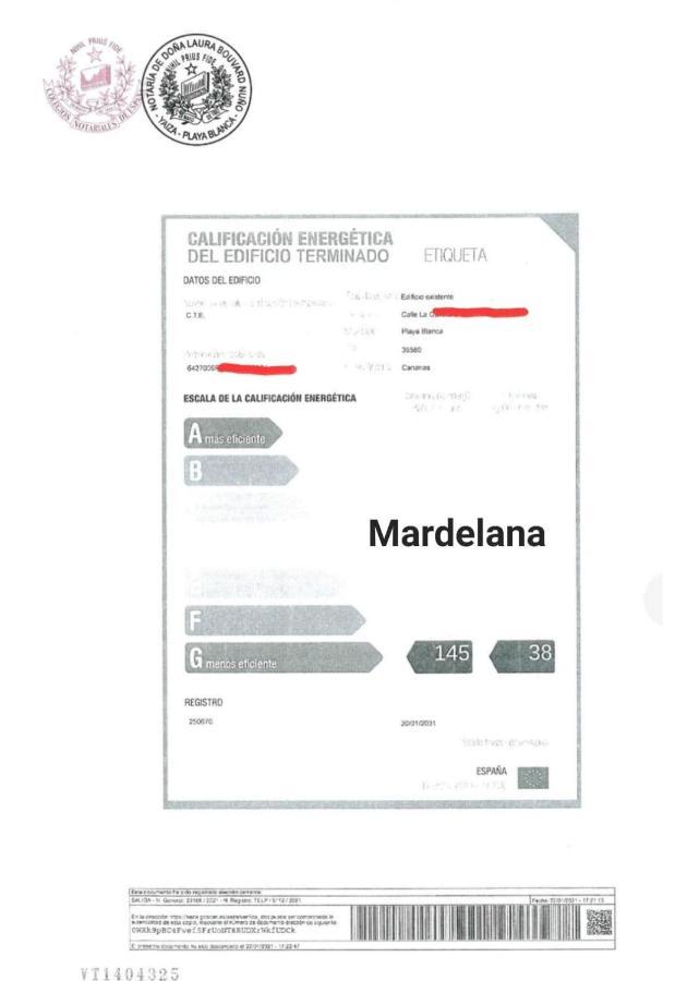 Vivienda Vacacional Mardelana Playa Blanca  Zewnętrze zdjęcie